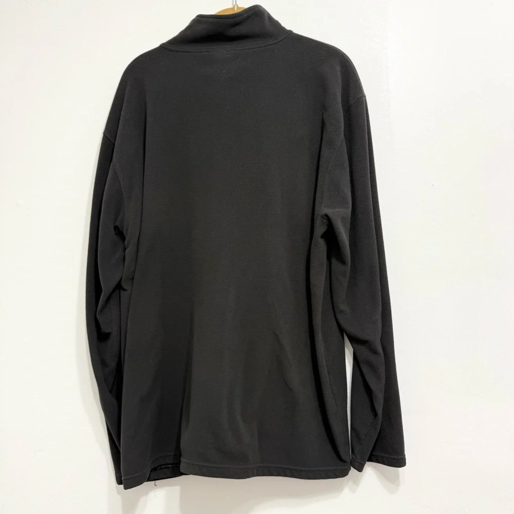 The North Face TKA 100 Quarter Zip Fleece Pullover Black Men’s XL